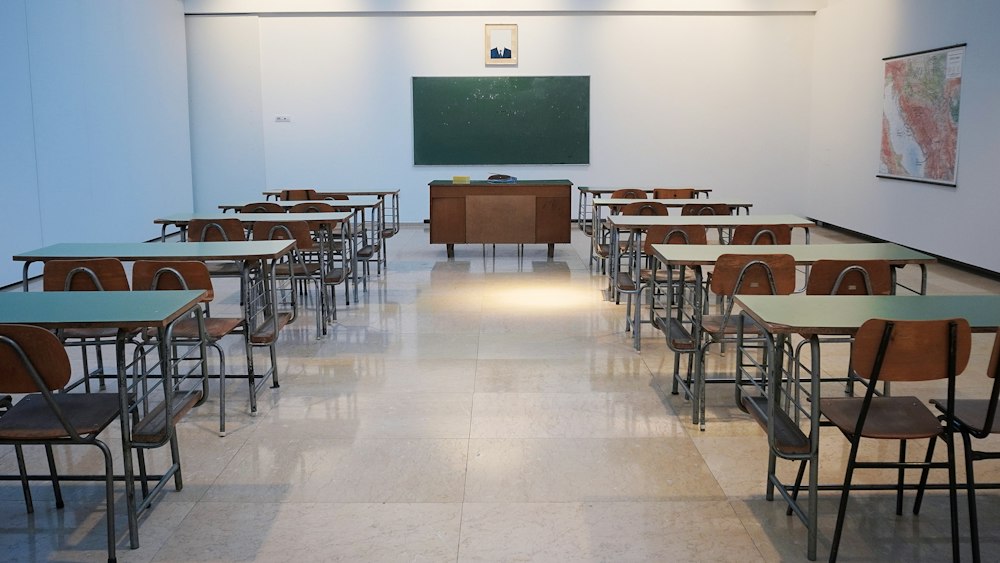 Bright and peaceful classroom